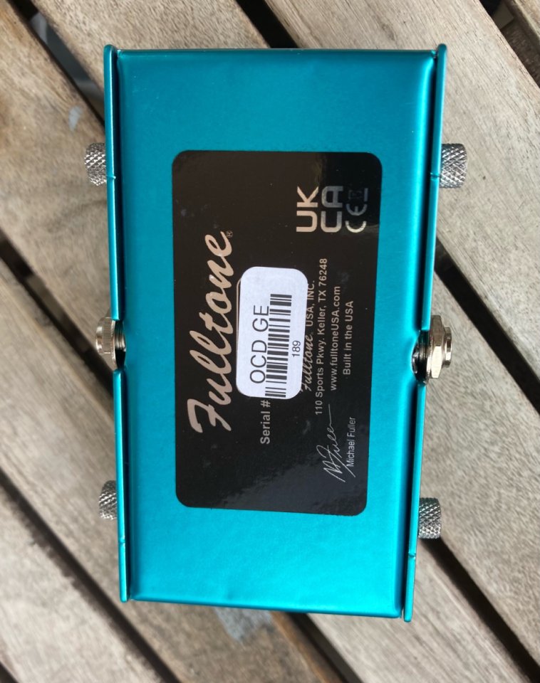 Fulltone OCD Germanium Edition (GE) – Edición limitada USA
