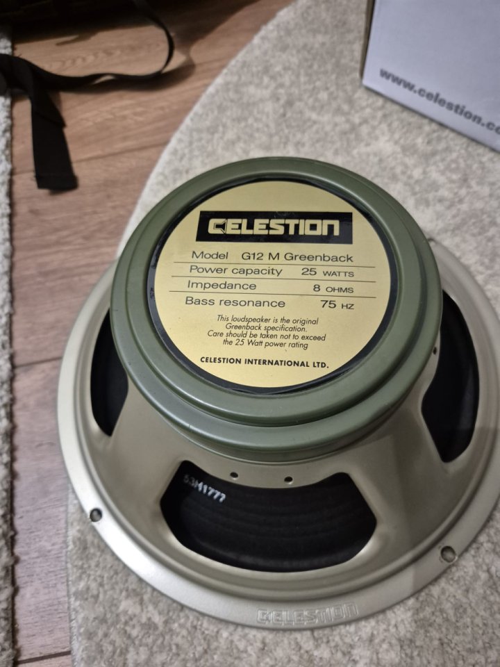 Pareja de Altavoces Celestion Greenback 8 Ohm