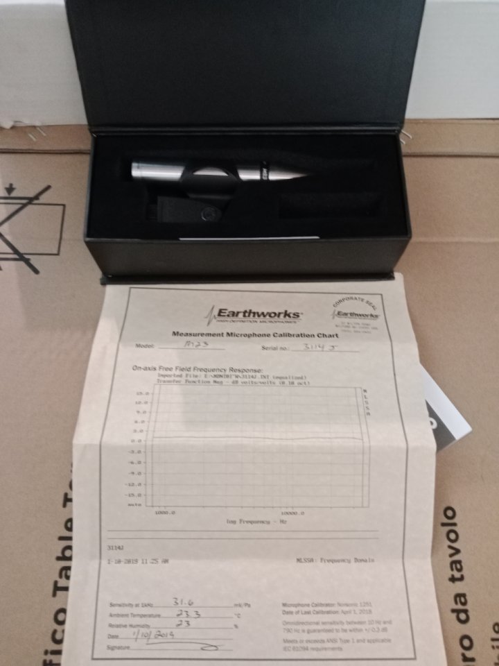 Micrófono de medición Earthworks M23