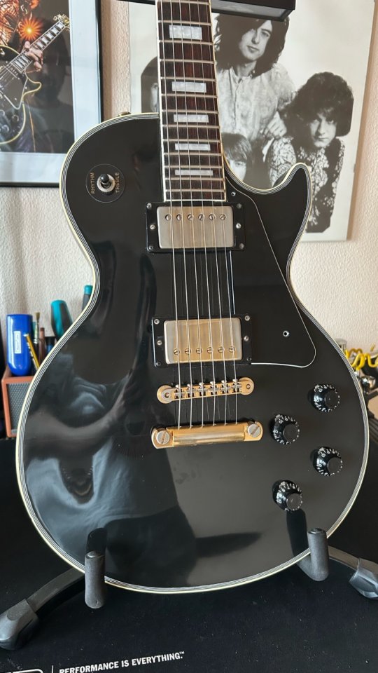 Guitarra Burny Les Paul Custom MIJ