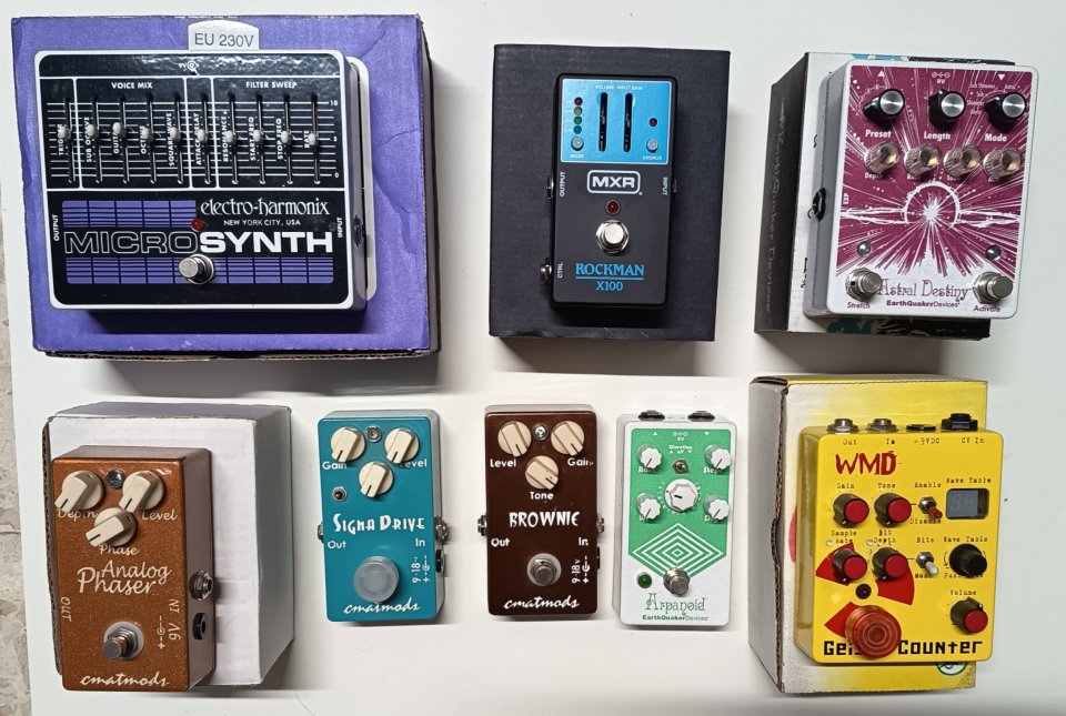 Earthquaker, Ehx, OBNE, Boss, MXR, JHS Pedales en liquidación!!!