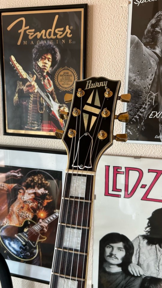 Guitarra Burny Les Paul Custom MIJ