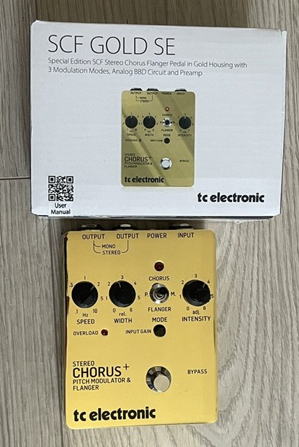 TC Electronic SCF Stereo Chorus Flanger Gold edition de segunda mano · Foto 1 de 3 · Girona · 60 €