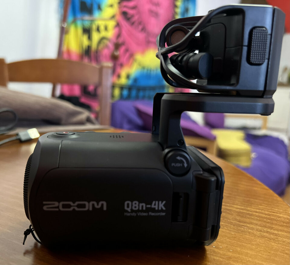 Cámara de vídeo zoom q8