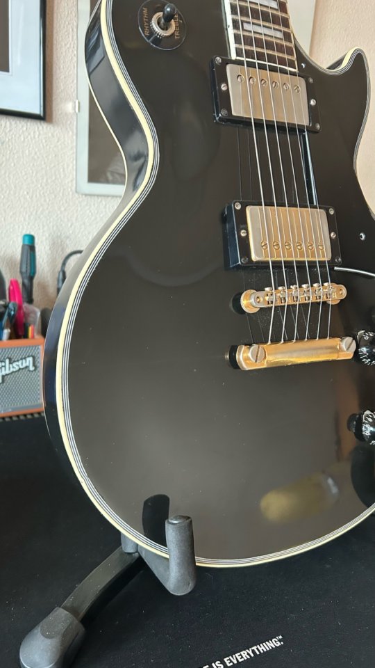 Guitarra Burny Les Paul Custom MIJ