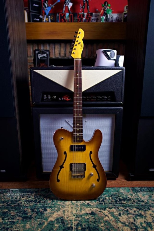 SOLEDAD "LA FLACA" THINLINE ICE TEA SUNBURST 290 NAMM 2015 Edición Especial, Primer Prototipo de segunda mano · Foto 1 de 2 · Málaga · 2900 €