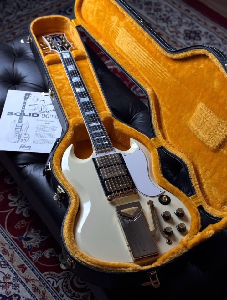 Gibson SG Custom Shop 61’s 60 anniversary White de segunda mano · Foto 10 de 10 · Toledo · 4650 €