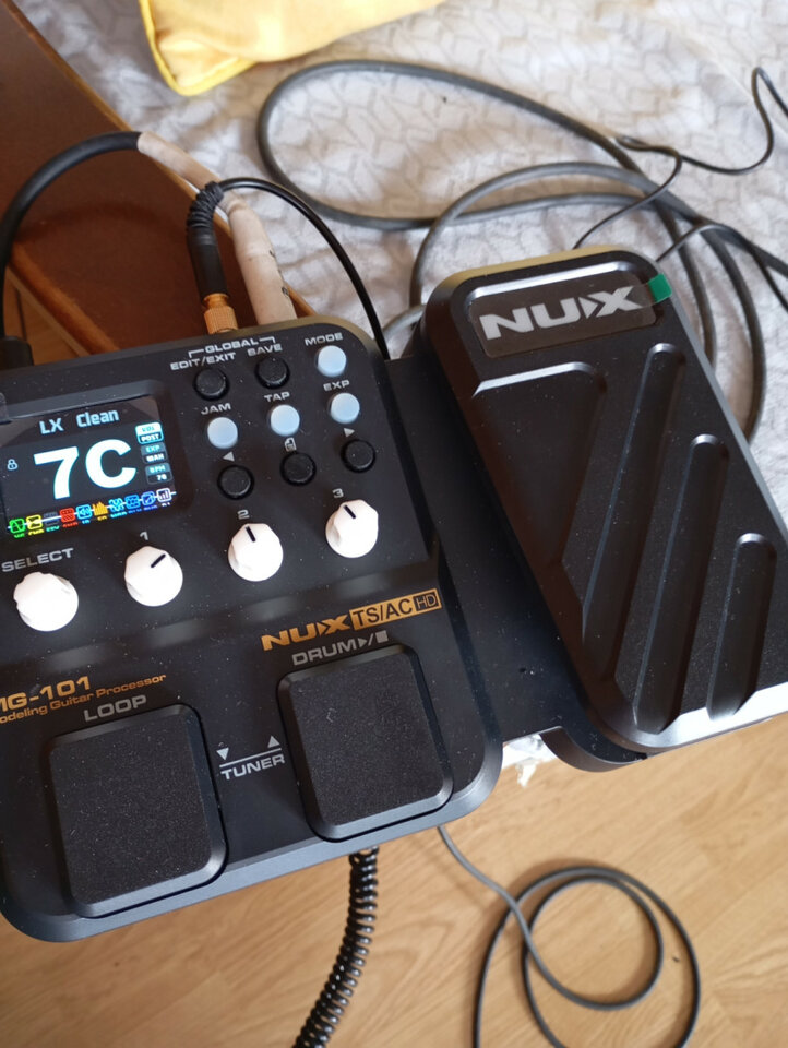 Nux pedalera efectos Mg-101 mg101