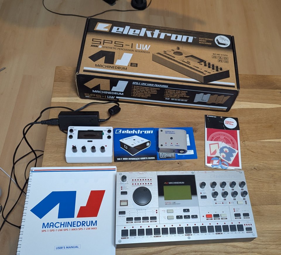 Elektron Machinedrum SPS-UW MK2  TM1 + MCL -MINT-