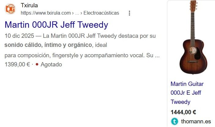 Guitarra Martin OOOJr-Jeff Tweedy de segunda mano · Foto 7 de 7 · Bizkaia · 1000 €