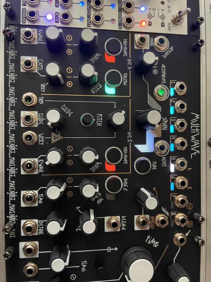 Make noise , Multiwave(reservado) y Polimaths