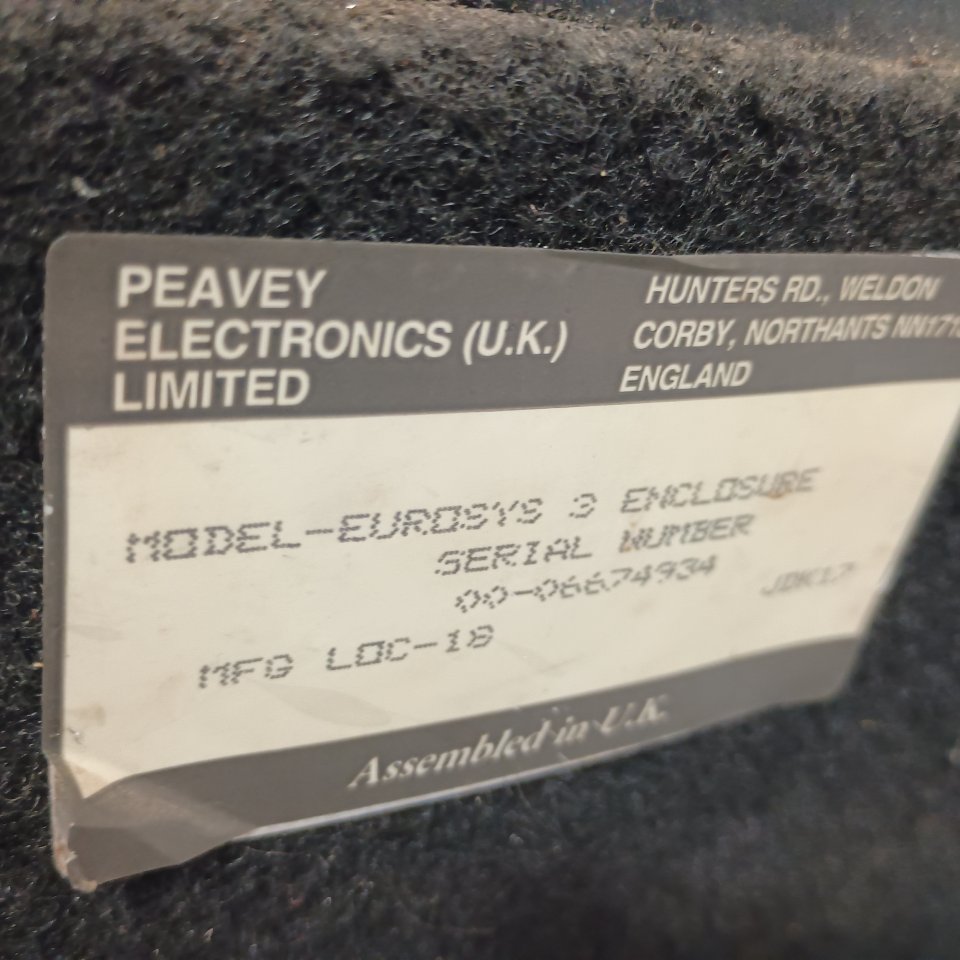 Altavoces peavey eurosys.3 de 15" de segunda mano · Foto 5 de 5 · Málaga · 150 €