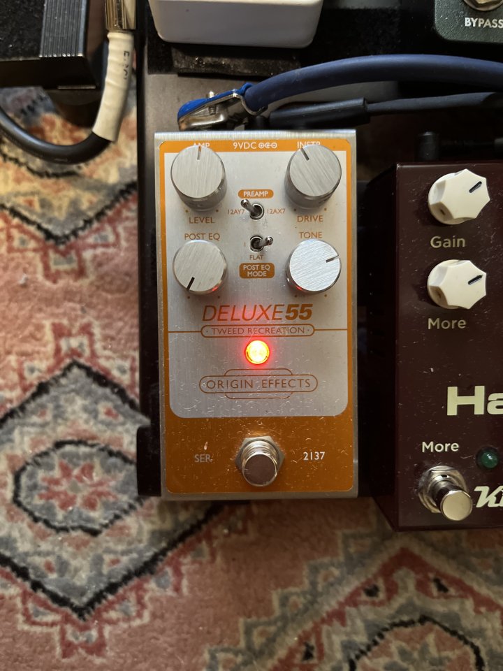 Origin effects Deluxe 55 premp/overdrive de segunda mano · Madrid · 209 €