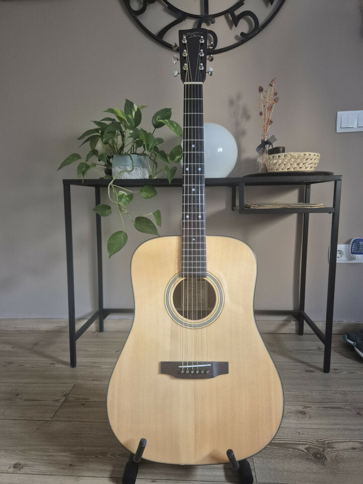 (RESERVADA) Acústica toda sólida Recording King RD318