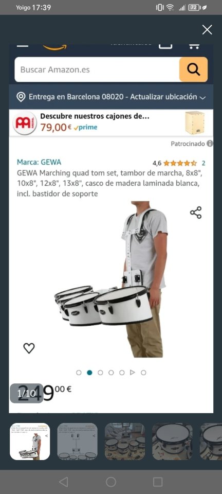 Ser tambores de marcha de segunda mano · Foto 9 de 10 · Barcelona · 180 €