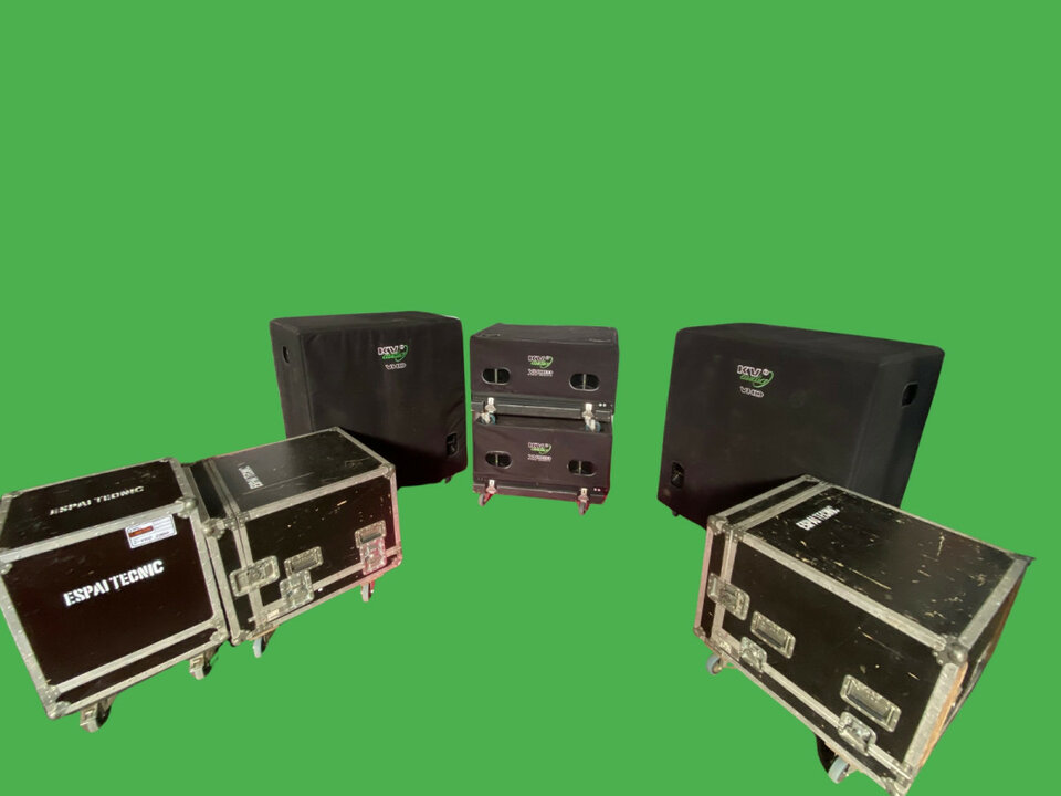 Equipo de sonido KV2 Audio VHD 2.0 + subs de 21"