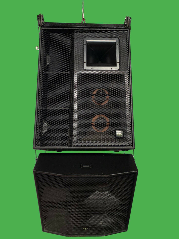 Equipo de sonido KV2 Audio VHD 2.0 + subs de 21"