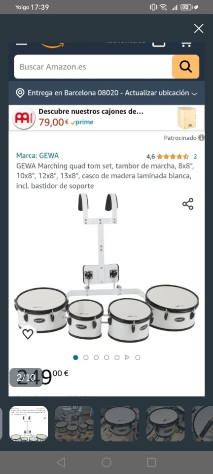 Ser tambores de marcha de segunda mano · Foto 10 de 10 · Barcelona · 180 €