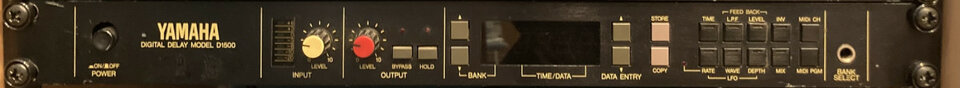 YAMAHA D1500 Digital Delay.