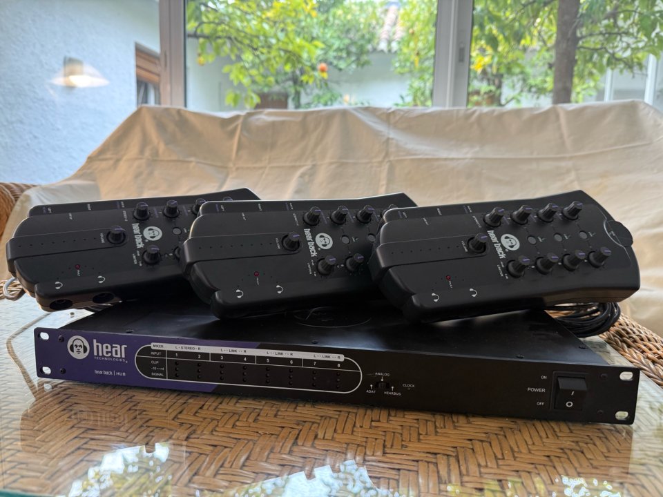 Sistema de Monitorización Hear Back Technologies – Hub + 3 Mixers