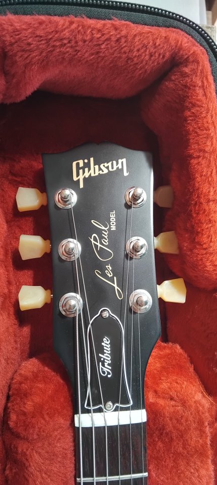 Gibson Les Paul Tribute + Ampl Marshall V80 valvestate de segunda mano · Foto 5 de 8 · Barcelona · 1200 €