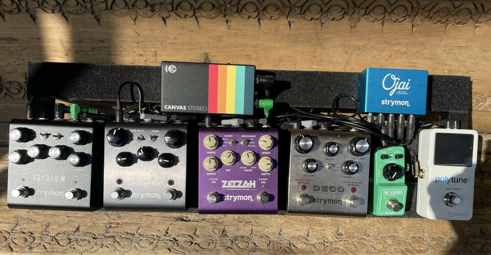 Pedalera directo y grabación stereo primeras marcas