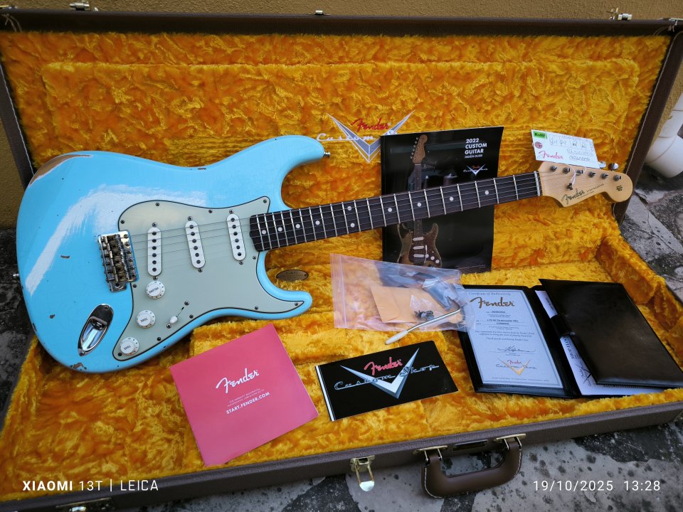 Fender Stratocaster Custom shop 60's REL x Gibson 335/345