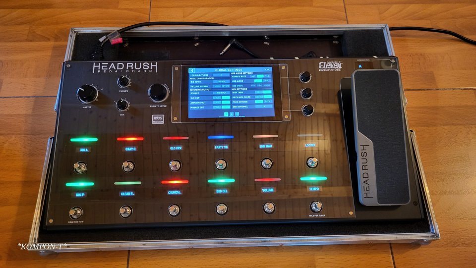 Headrush Pedalboard + Maleta + Protector Acrílico