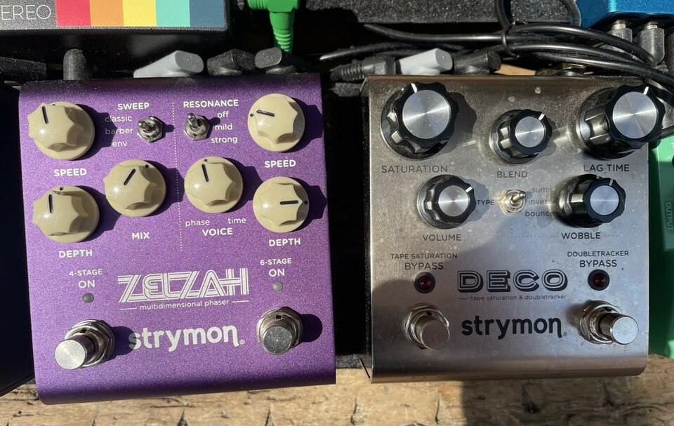 Pedalera directo y grabación stereo primeras marcas