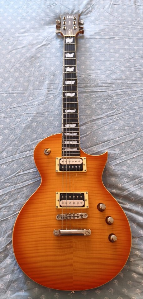 LTD EC-1000T FM Honey Burst Satin con Fishman de segunda mano · Foto 1 de 7 · Madrid · 900 €