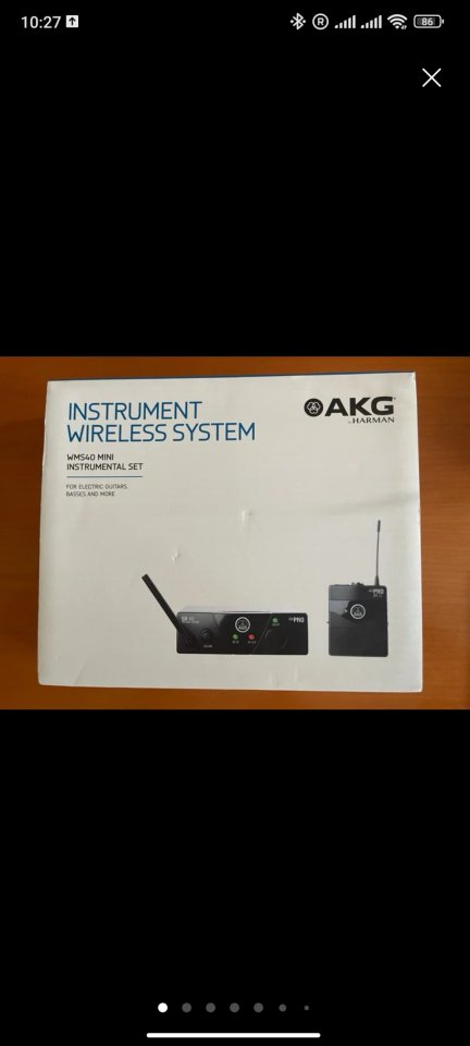 AKG WMS40 Mini Sistema Inalámbrico Guitarra