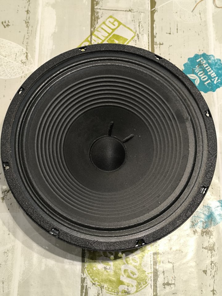 Altavoz Fender (Eminence) Lightning Bolt de segunda mano · Foto 2 de 2 · A Coruña · 40 €