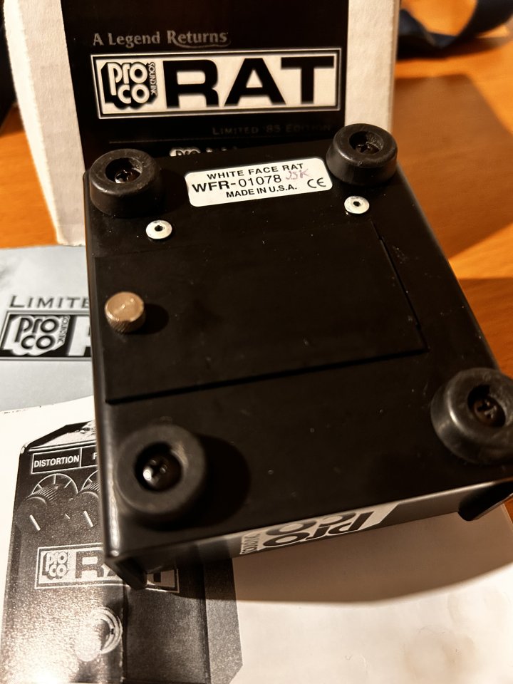 Proco Rat Whiteface reissue