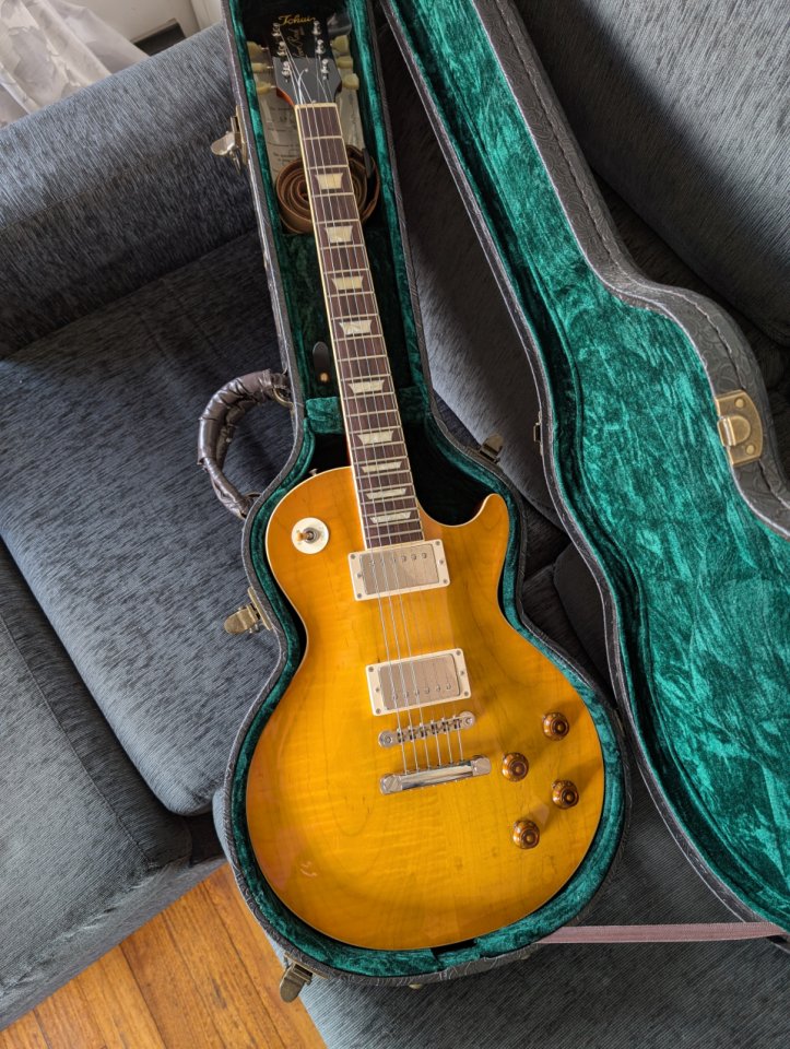 Tokai Premium Love Rock LS150F-3A Honey Burst Flame Top de segunda mano · Foto 2 de 10 · Pontevedra · 1600 €