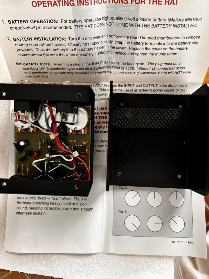 Proco Rat Whiteface reissue