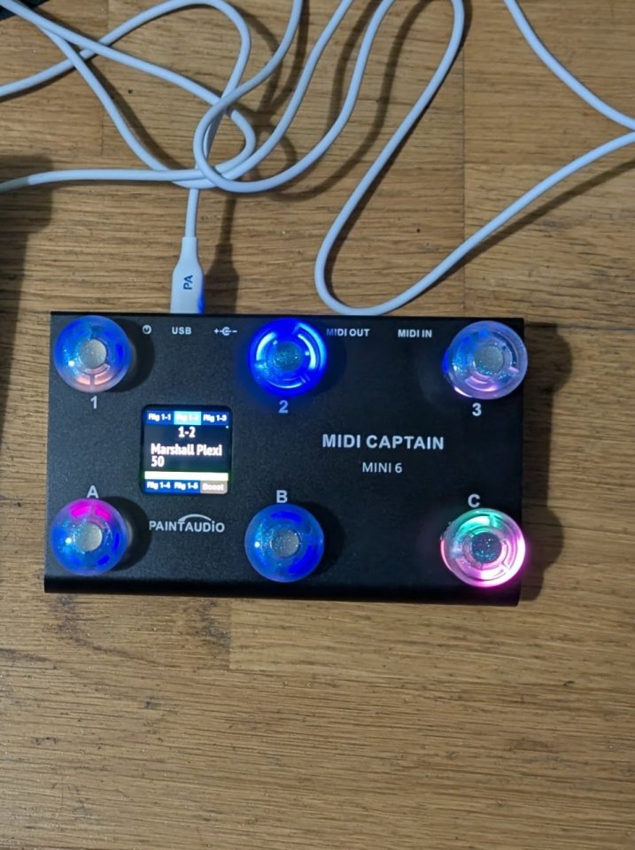 Pedalera MIDI Paintaudio Captain Mini 6