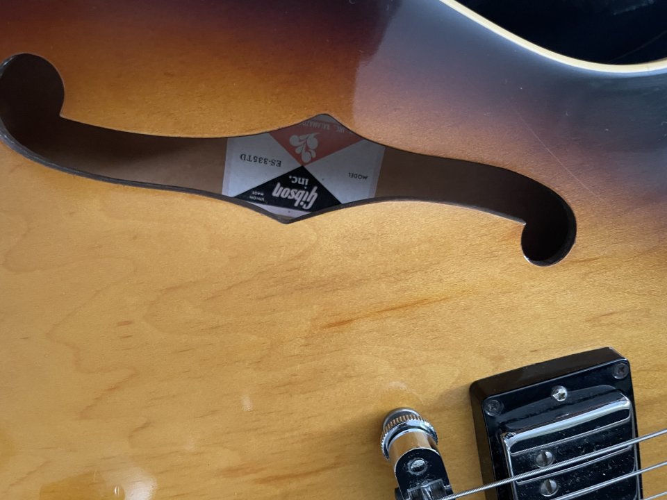 Gibson ES-335 Original (1979) de segunda mano · Foto 4 de 9 · Girona · 3200 €