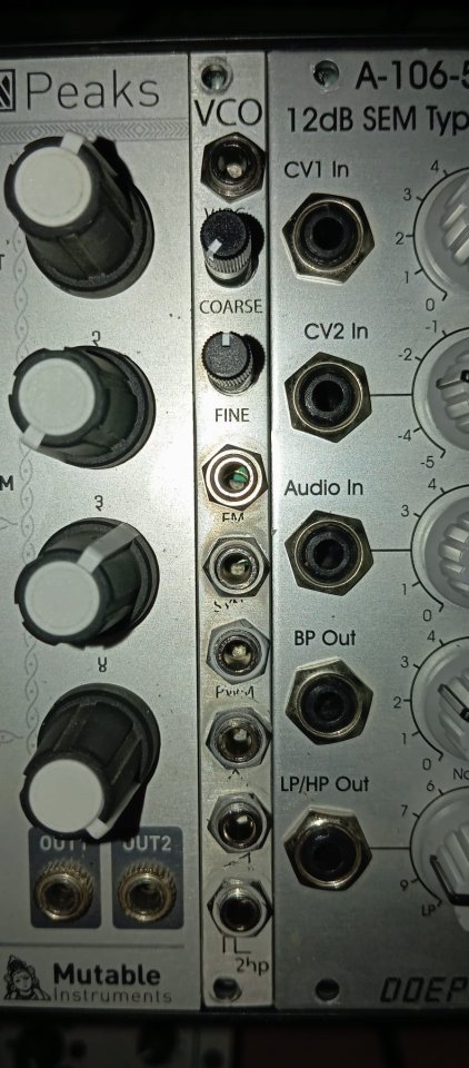 2HP VCO Eurorack