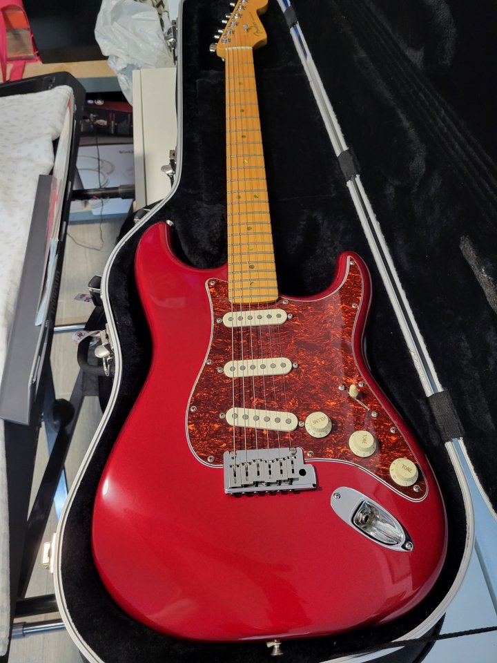 Fender stratocaster American Deluxe 2004 pastillas suhr