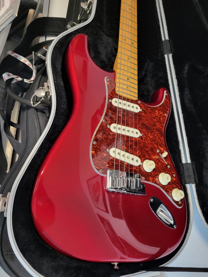 Fender stratocaster American Deluxe 2004 pastillas suhr