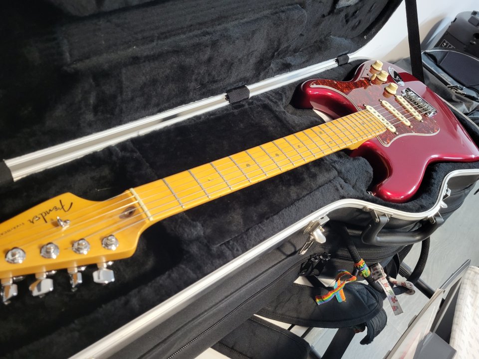 Fender stratocaster American Deluxe 2004 pastillas suhr