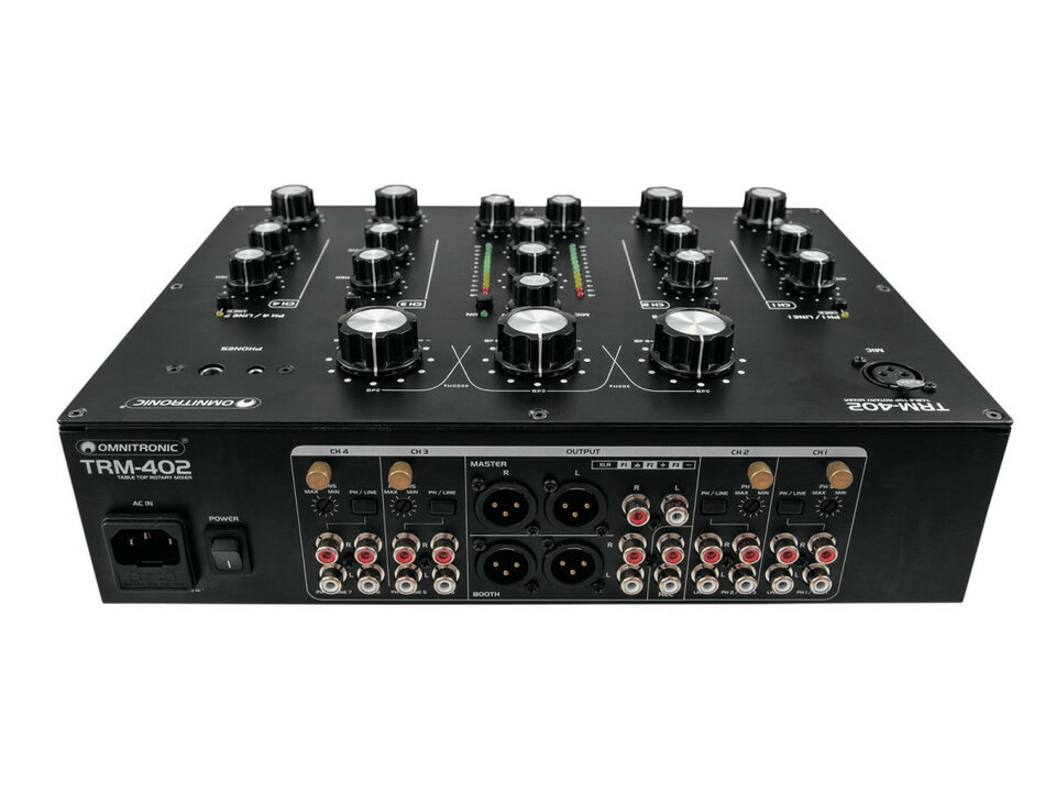 OMNITRONIC TRM-402 4-Channel Rotary Mixer