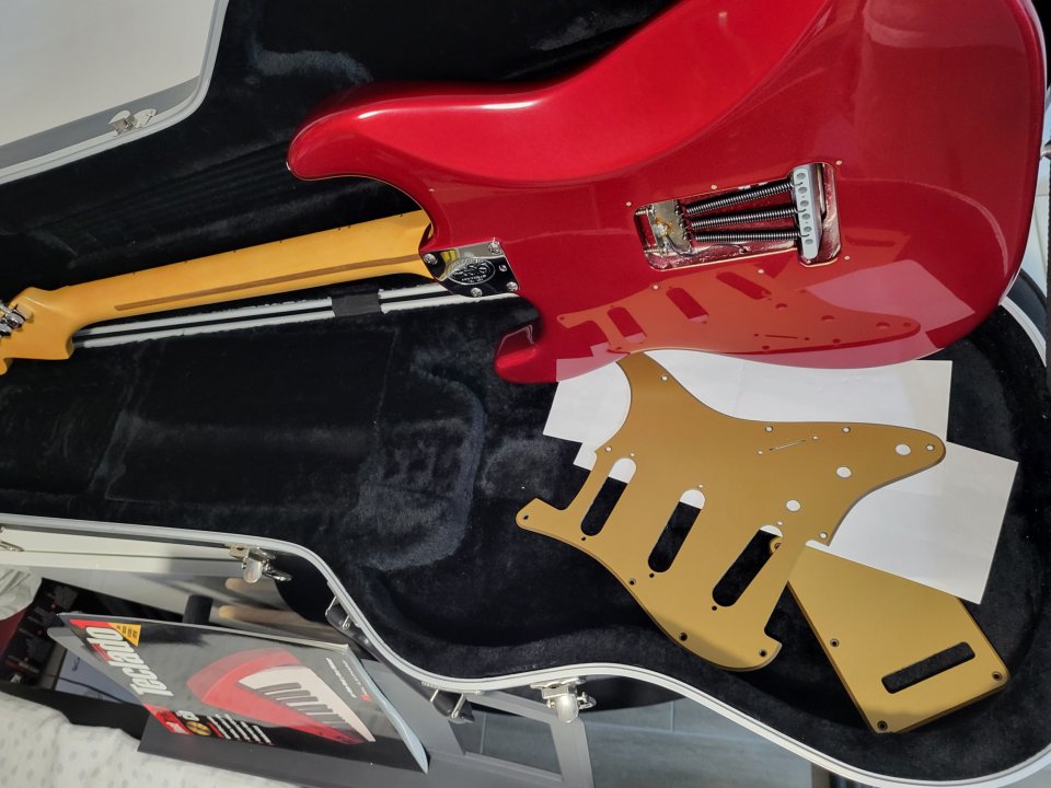 Fender stratocaster American Deluxe 2004 pastillas suhr