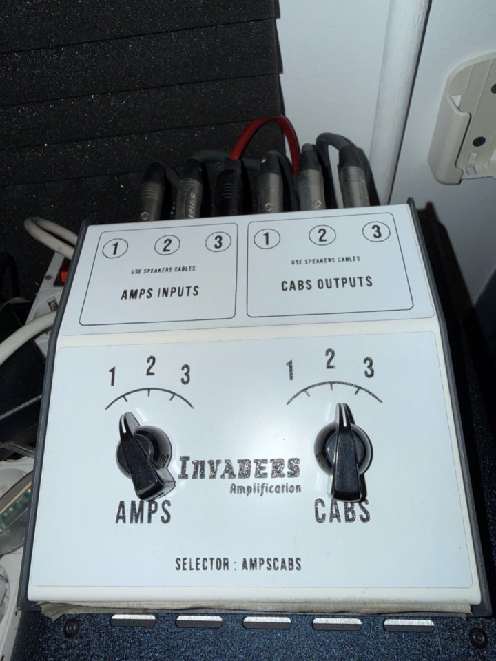 Selector de ampli y cabinets