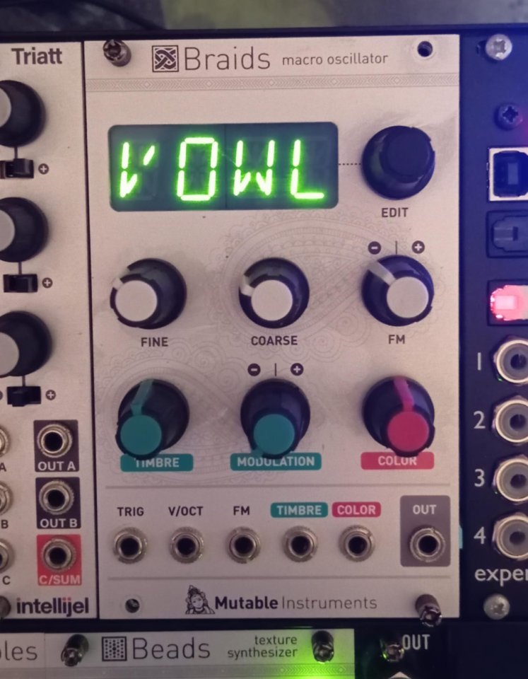 Mutable Instruments Braids