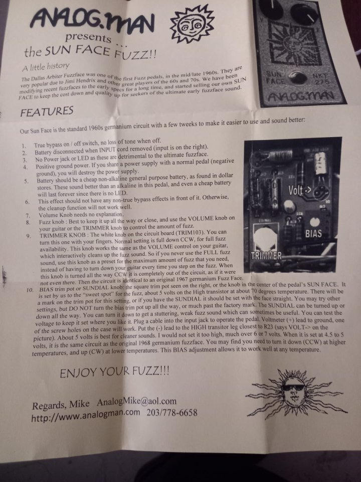 Analogman Sunface NKT Red Dot