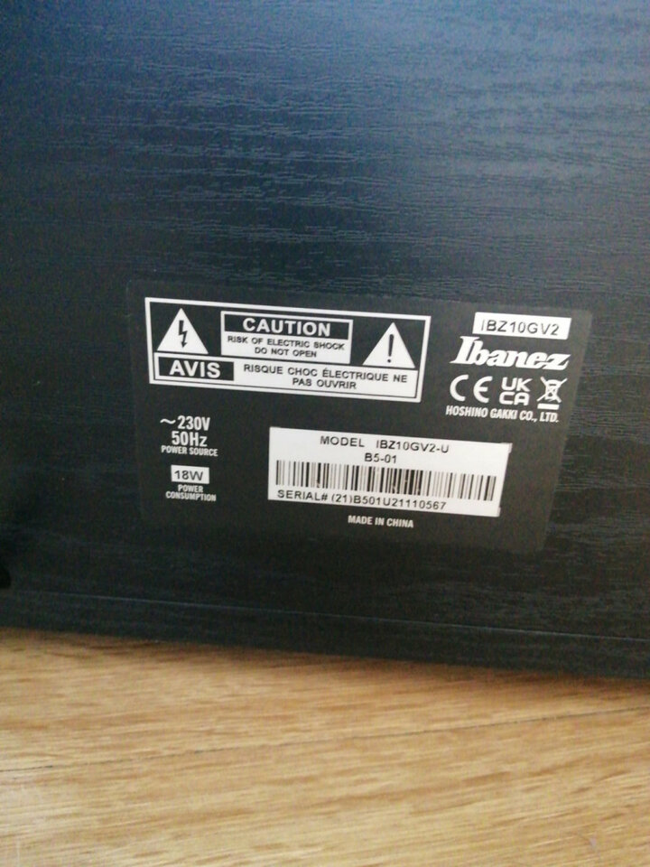 Ibanez IBZ10GV2 combo 10W