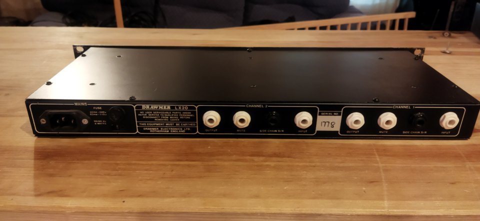 Compresor Drawmer LX20 Dual Expander
