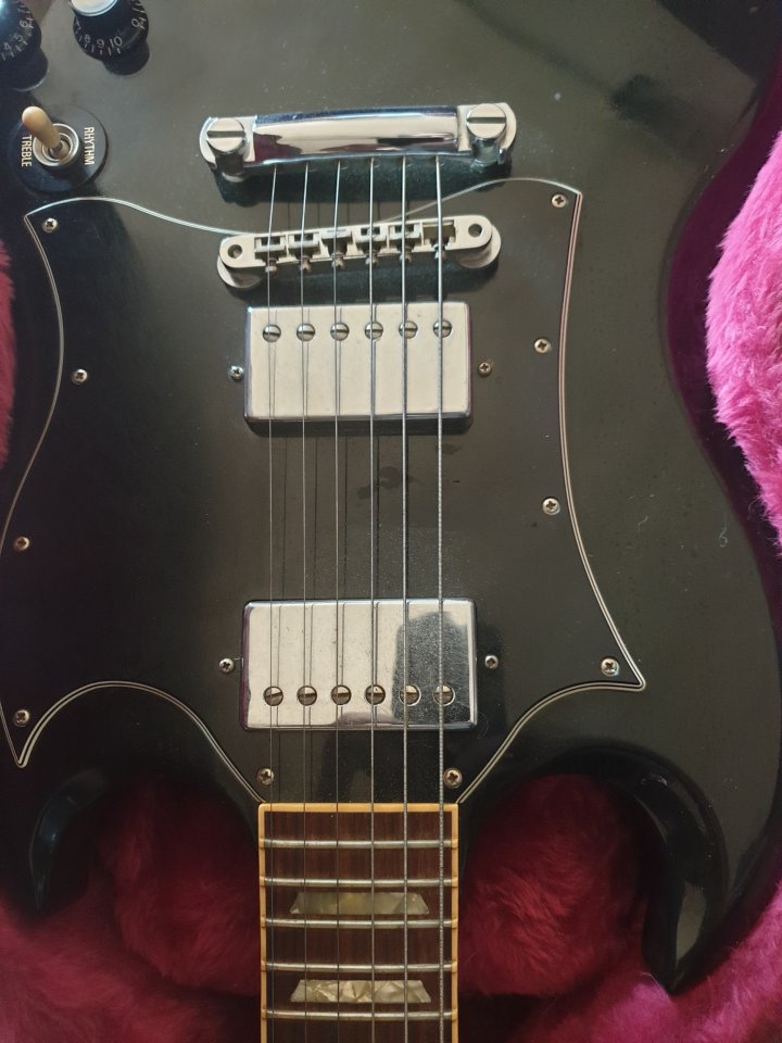 Gibson SG Standard Ebony (Año 2000) - 100% Original con Estuche Rígido de segunda mano · Foto 3 de 4 · Barcelona · 1500 €