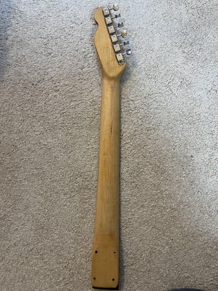 Mástil telecaster conversión